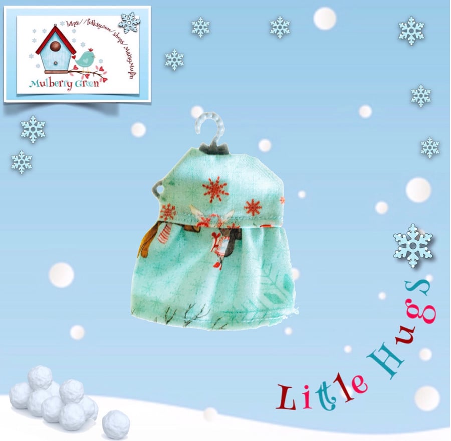 Sale Item - Turquoise Dress to fit the Little Hugs dolls and Baby Daisy