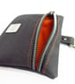 Black Waterproof Dog Treat Bag Pouch for Dog lovers with gunmetal hardware - Image 7