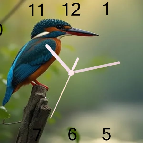 kingfisher wall clock kingfisher clock