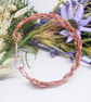 Celtic Style Wire Weave Copper Bracelet