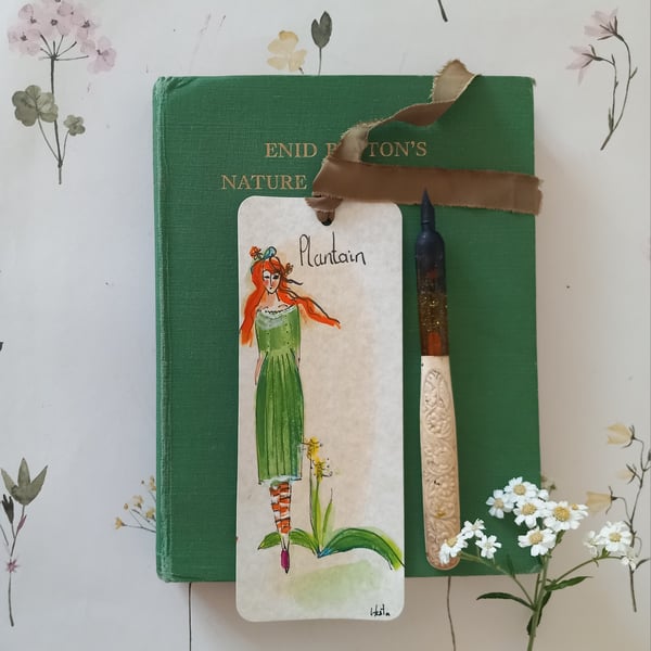 Hand painted book mark. 