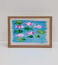 Batik Fabric Fish Blank Greetings Card  - Image 5