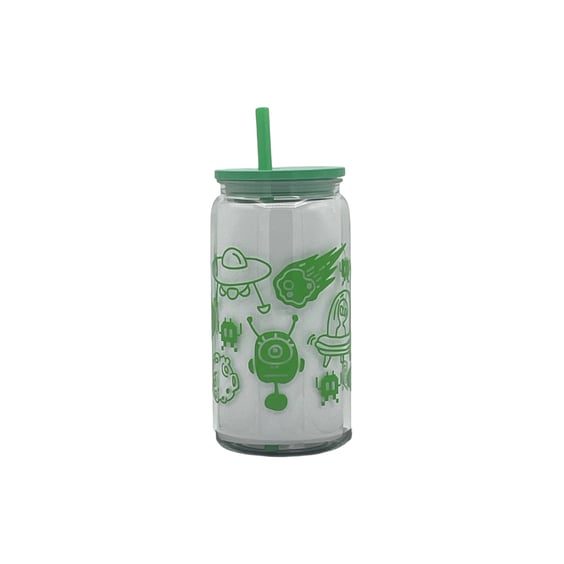 Green Monster & Alien Tumbler