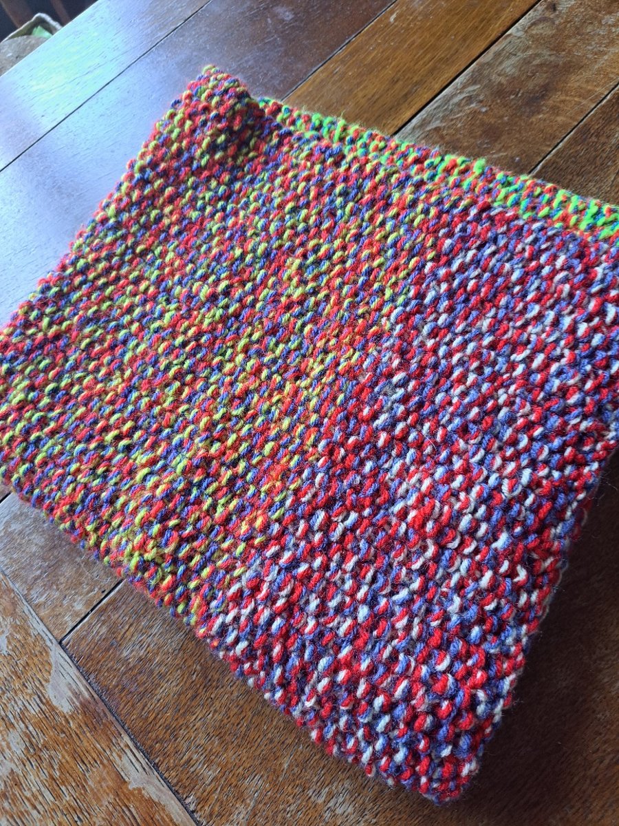 Handknitted pet blanket Folksy