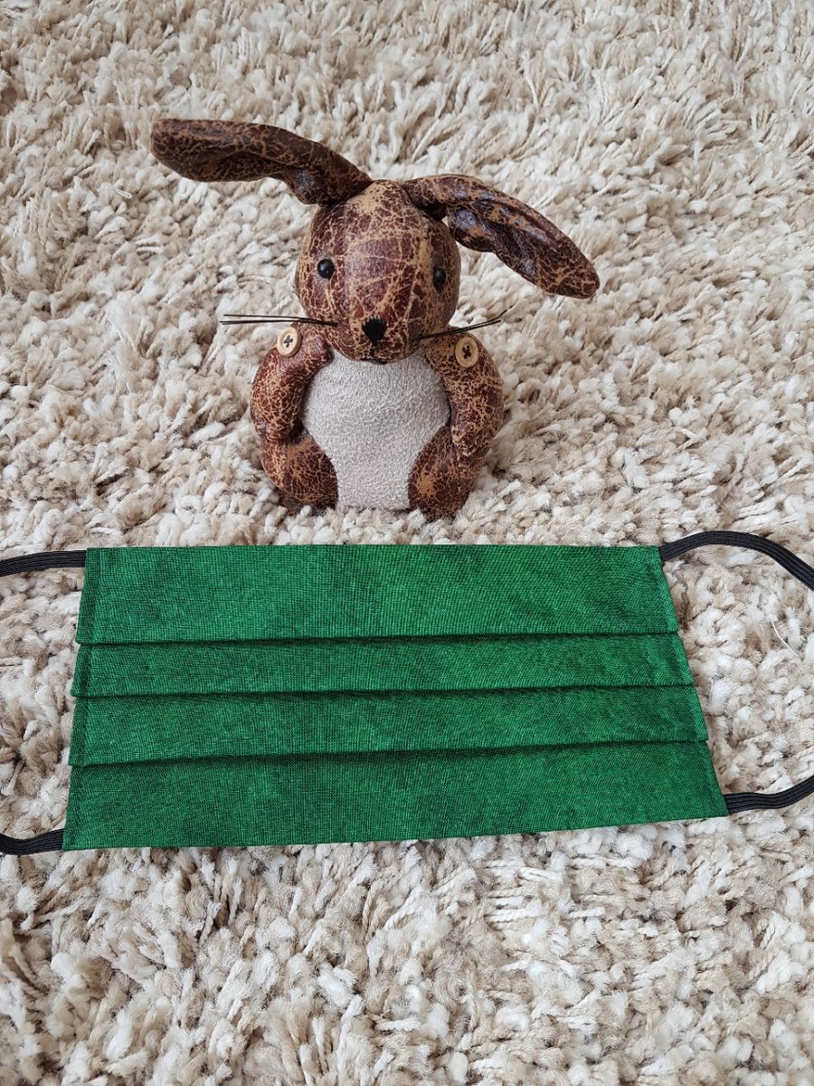 Adult face covering –Evergreen Mottled print