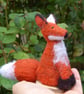 Needle Felt Fox- wool fox - fox ornament.   - Image 3