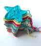 Crochet Star Decorations- Rainbow Sets - Image 1