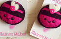 Wool blend felt badges