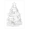 Colour-me-in Christmas Tree Card