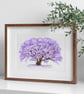 Jacaranda Tree Art Print - Image 1