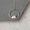 Perfectly Imperfect - Sterling Silver Wave Pendant