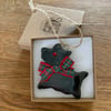  Hand Made Porcelain Glazed Scottie Gift
