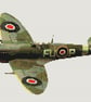 Spitfire FU-P (plane) cross stitch kit - Image 1