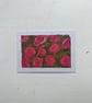 ACEO Original Painting 'Pink Roses' By Lilae