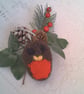 Set of 5 Christmas Tree Decorations, Christmas, Knitted Tree Decorations, Bauble - Image 6