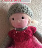 knitted doll - Clarice Grey - Image 4