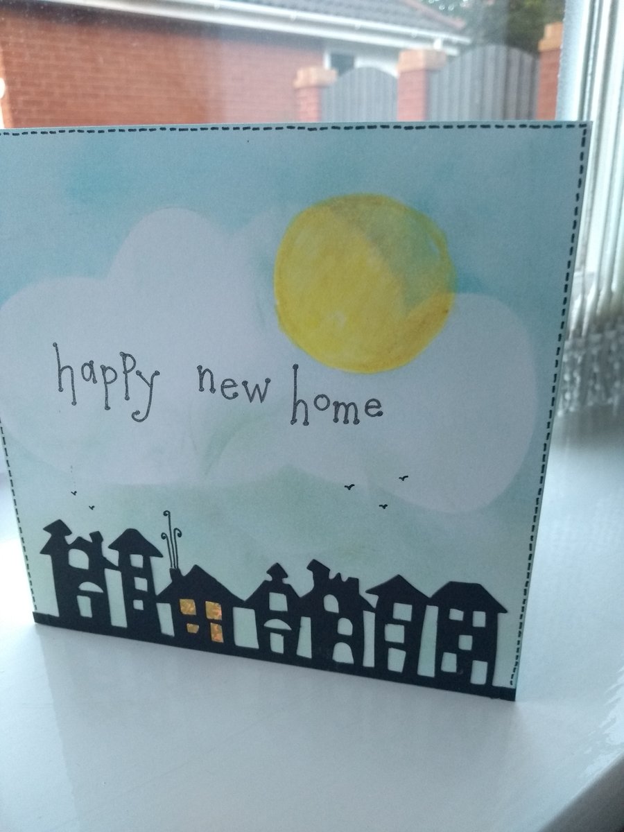 Happy new home card