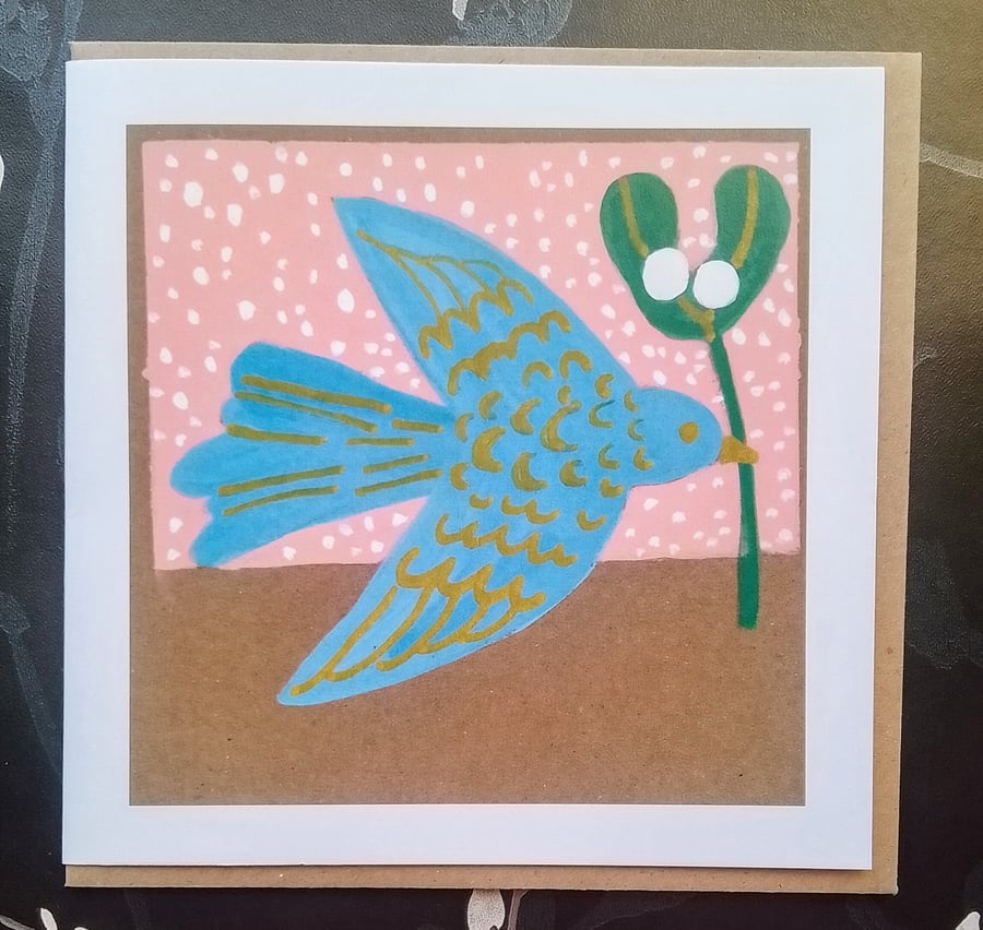 Christmas Dove Christmas Card