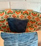 Upcycled Quilted Denim Tote Bag, Analogue Bag - Image 8