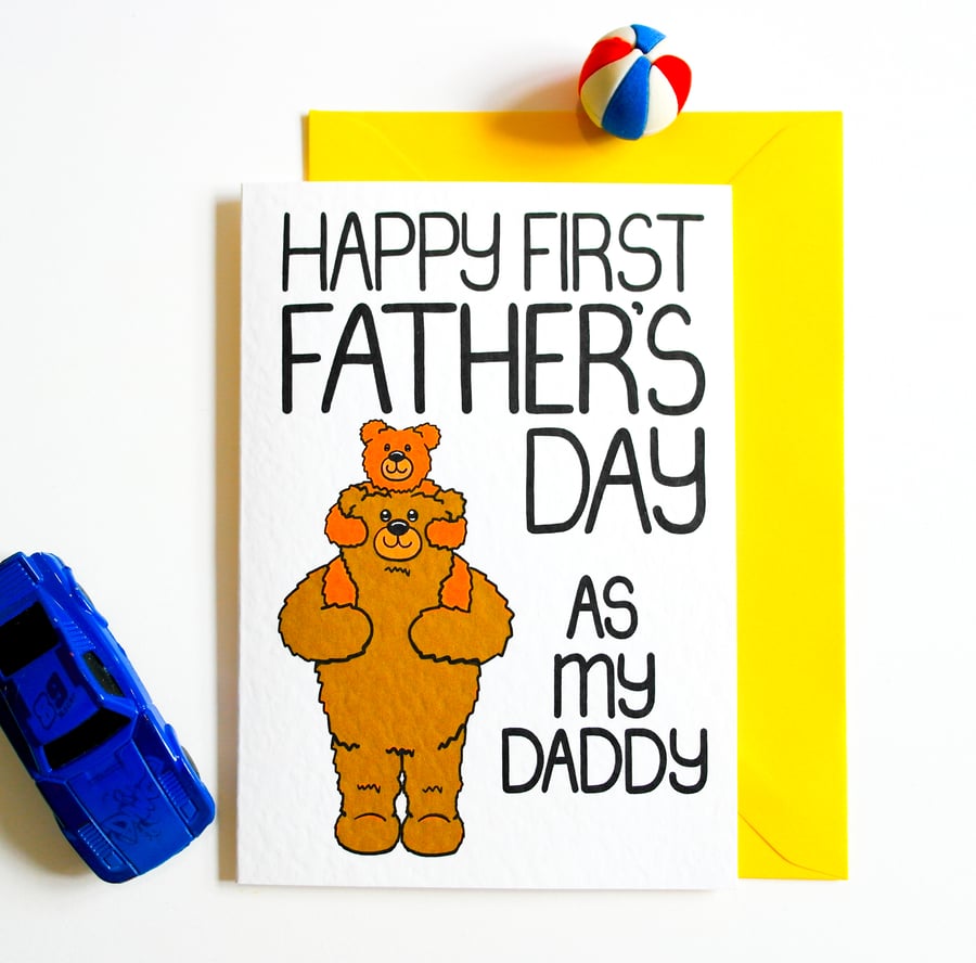 Happy First Father's Day As My Daddy Father's Day Card, 1st Father’s Day Card