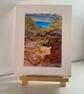 Walking through sand dunes, original landscape print - Image 3