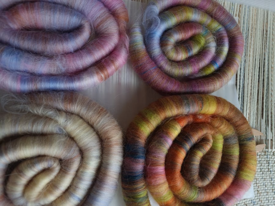 Rolags soft Spinning fibre