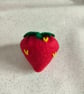 Handmade felt strawberries x 4 - Image 3