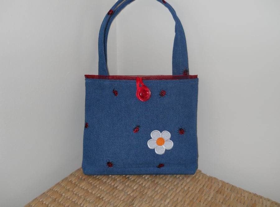  GIRLS DENIM BAG VERY CUTE 