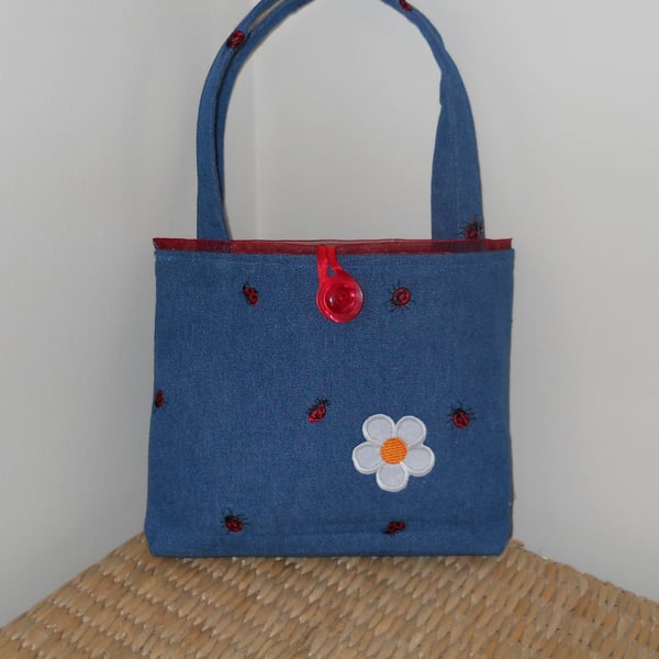  GIRLS DENIM BAG VERY CUTE 