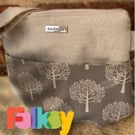 Grey Tree Mulberry Trees Crossbody Bag