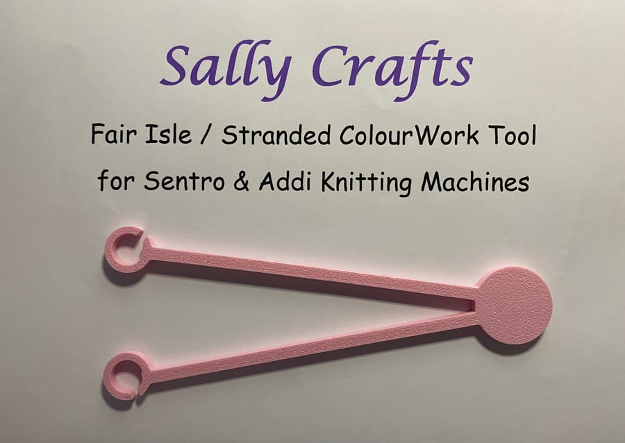 Stranded Colorwork Knitting Technique Tool for Sentro & Addi knitting machines