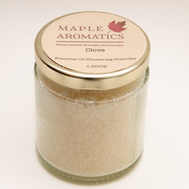 Maple Aromatics Clove Essential Oil Vegan 200g Simmering Granules