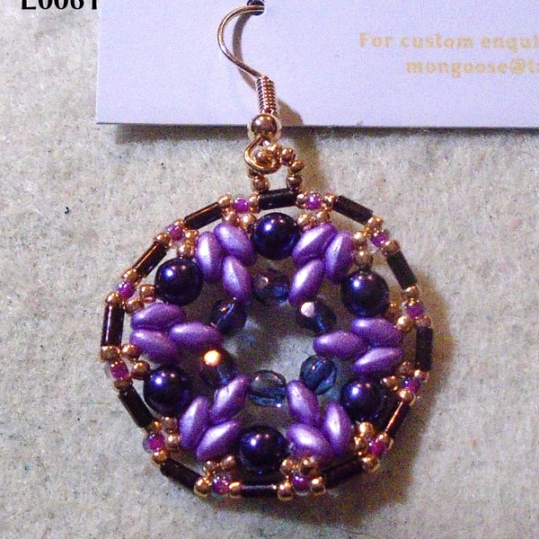 1920s-style bead earrings (customisable)