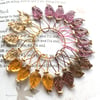 20 Knitting stitch markers Autumn Leaves