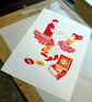 Tunnock's Hand Pulled Limited Edition Screen Print - Image 2