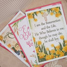 Easter cards a Set of 6 with envelopes