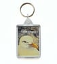 Keyring  Contains Seagull Portrait Art Print From My Original Painting