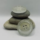 Giant 50mm Large 35mm Button Gift for Knitters Crocheters Crafters - Pearl Frost