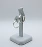 Sterling Silver Wide Hoops - Image 7