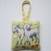 Vintage Easter Lamb Lavender Bag with Hanging Loop