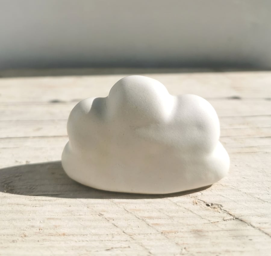 Ceramic cloud - fluffy cloud-ceramic ornament - cloud lover