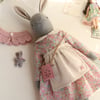 Reserved listing for Ann - Heirloom Liberty bunny Betsy Ann pink