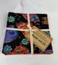 Cats coasters, Set of 4 fabric coasters, Handmade - Image 7