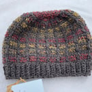 Tunisian crochet beanie