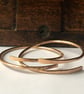 Adjustable Copper Bangle - Copper Wrap Bangle - Raw Copper Arthritis Jewellery - - Image 5
