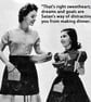A Girls Dreams 1950s funny vintage blank greeting card - Image 1