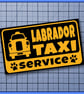 Labrador TAXI SERVICE Car Sticker Decal, Bumper vinyl  - Image 8