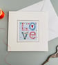 Love card in pale blue - Image 3