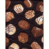 Diary 2012 Chocolates fabric cover