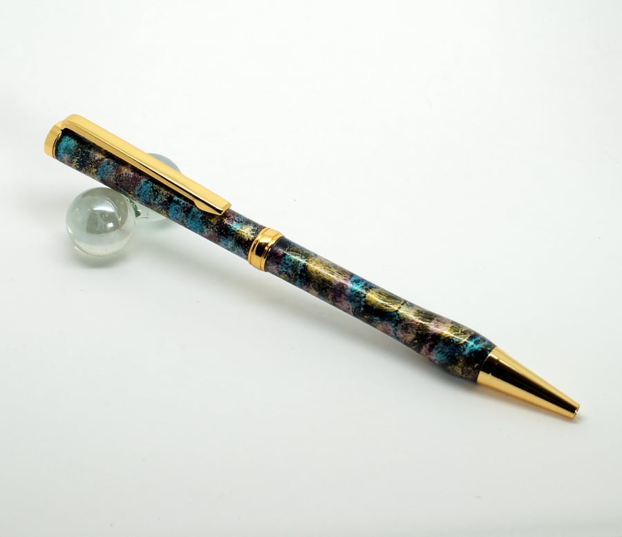 Hand Painted and Lacquered twist Pen